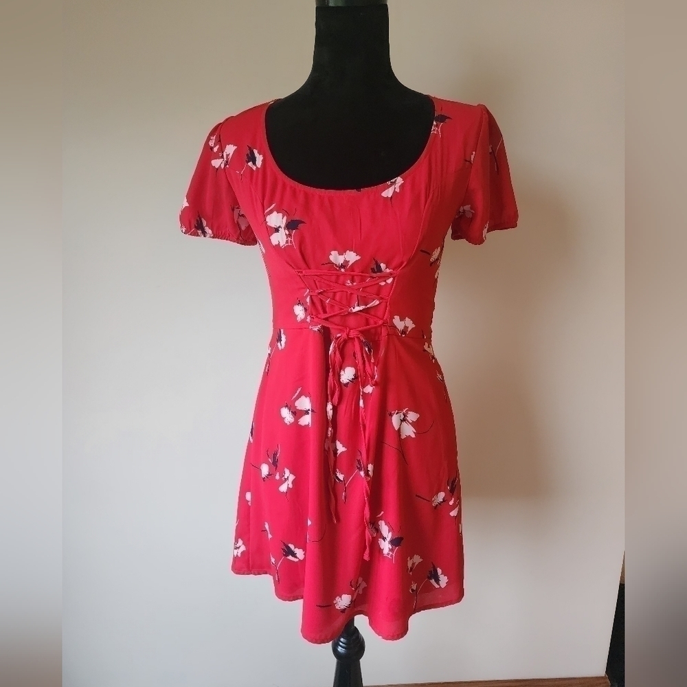Abercrombie & Fitch Women's Red Fress Size SP.